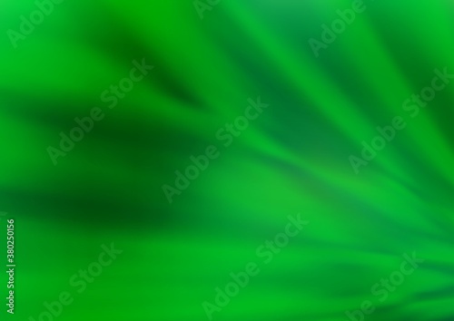 Light Green vector blurred and colored background. A completely new color illustration in a bokeh style. The template can be used for your brand book.