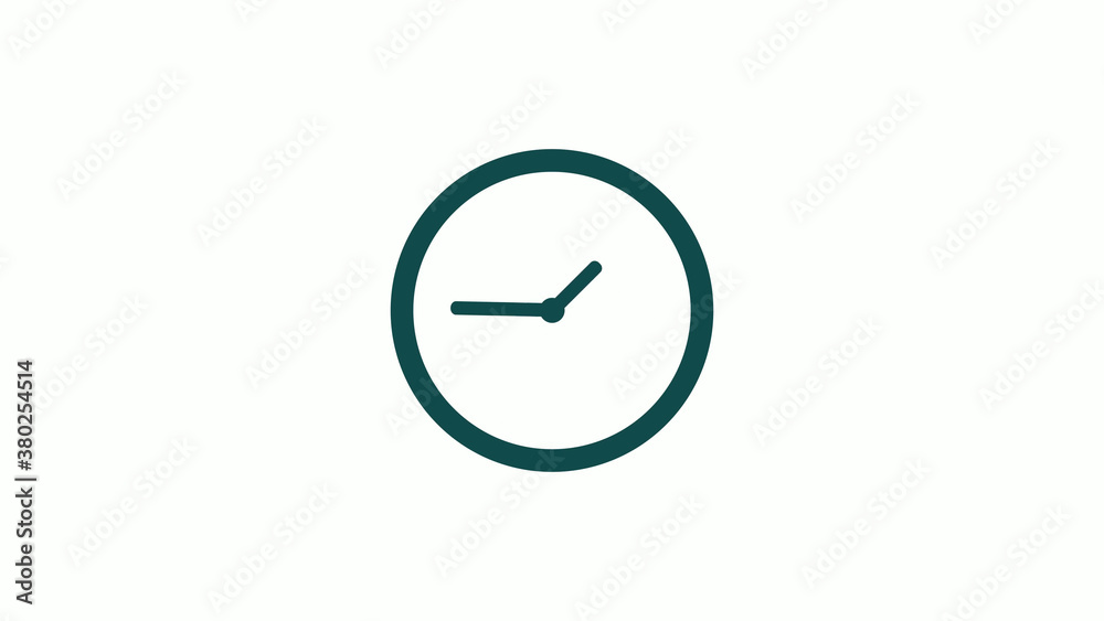 Amazing cyan dark circle 12 hours clock icon without trick,12 hours clock icon on white background Amazing cyan dark circle 12 hours clock icon without trick,12 hours clock icon on white background