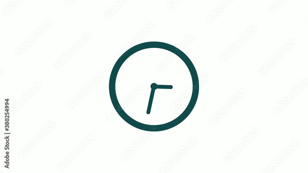 Amazing cyan dark circle 12 hours clock icon without trick,12 hours clock icon on white background Amazing cyan dark circle 12 hours clock icon without trick,12 hours clock icon on white background
