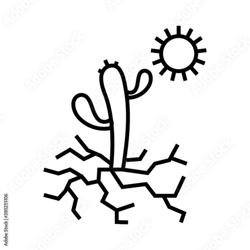 Drought icon.