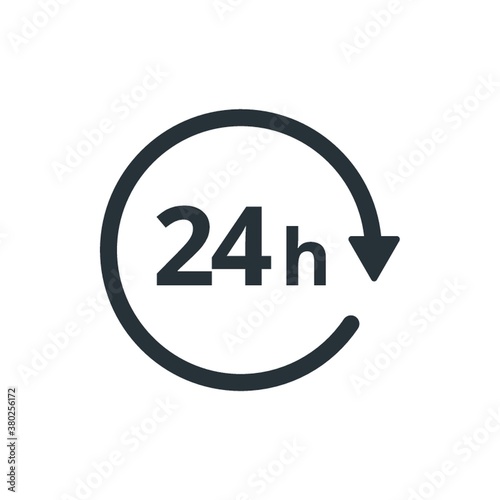 24 hour icon.