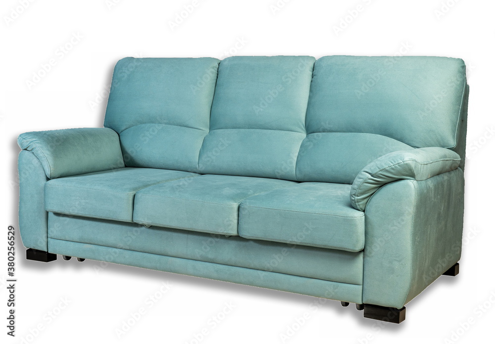 folding sofa and armchairs, soft and different colors on a white background isolated folding sofa and armchairs, soft and different colors on a white background isolated