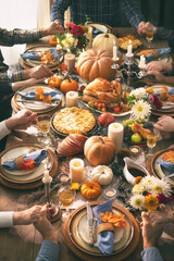 Thanksgiving celebration traditional dinner concept