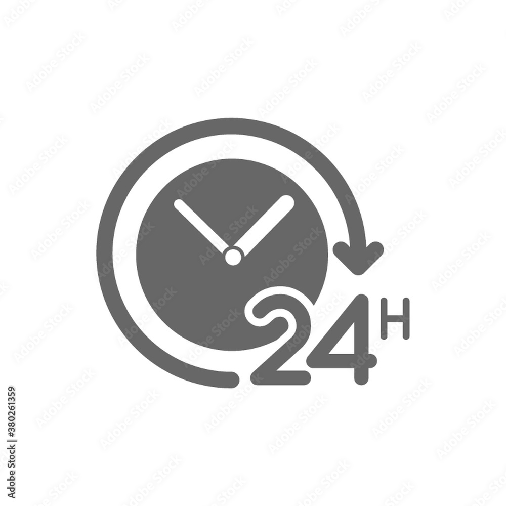 24 hour icon 24 hour icon