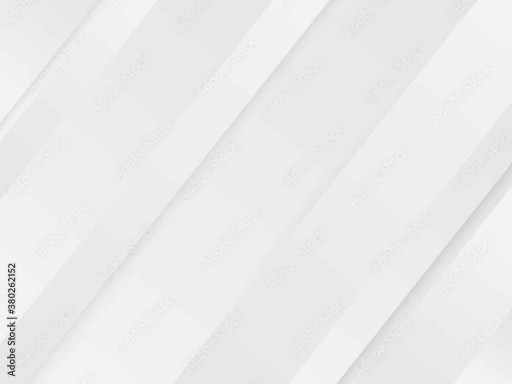 Creative minimal geometric with dynamic shapes abstract white and grey color background wallpaper.