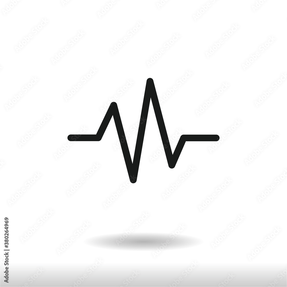 Cardio icon vector vector eps 10