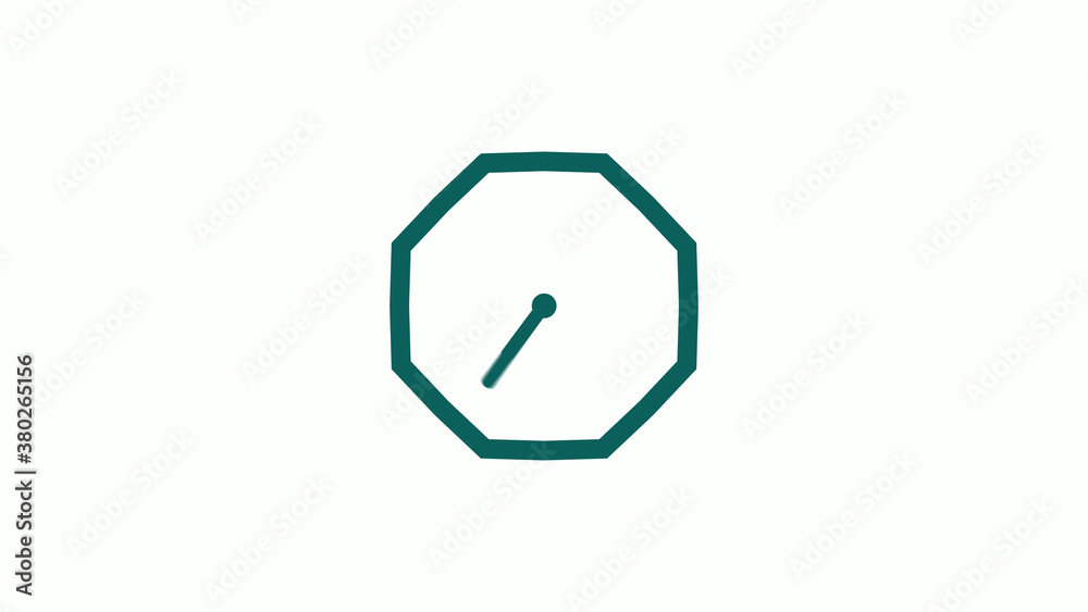 New cyan dark counting down clock icon on white background,12 hours clock icon New cyan dark counting down clock icon on white background,12 hours clock icon