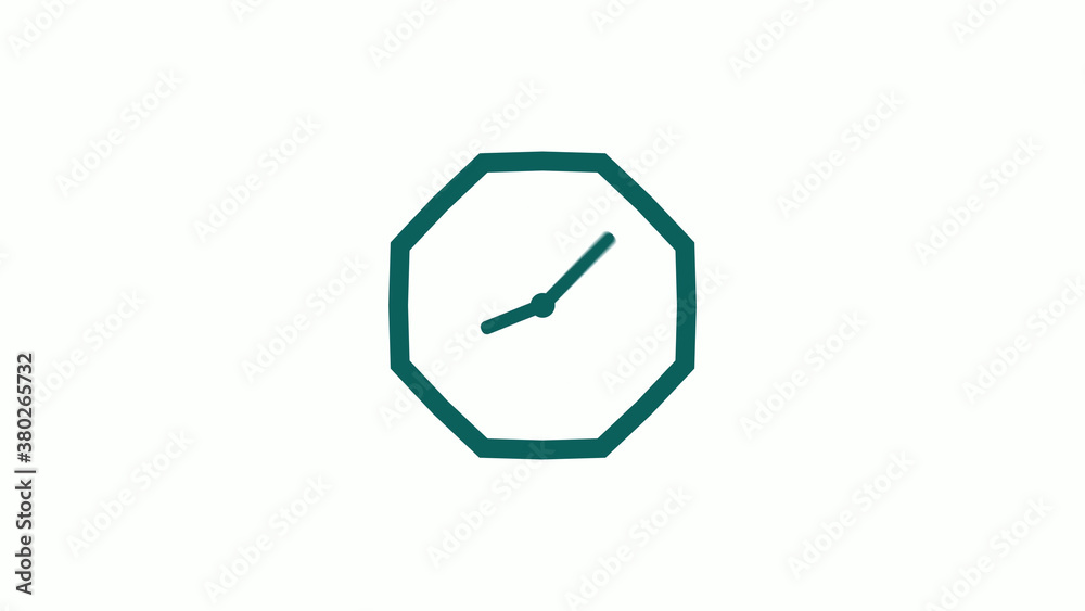 New cyan dark counting down clock icon on white background,12 hours clock icon New cyan dark counting down clock icon on white background,12 hours clock icon