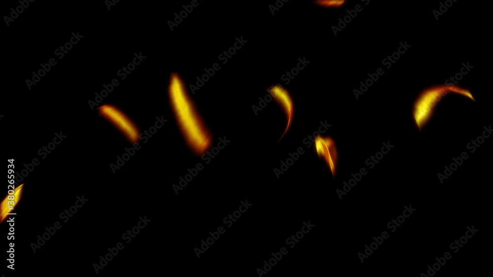 gold feather particle glow loop animation gold feather particle glow loop animation