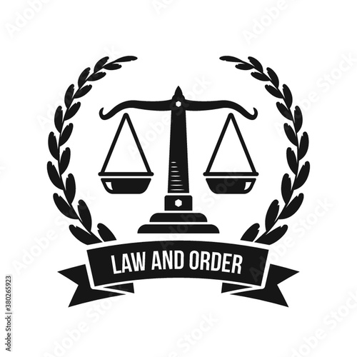 law and order logo element