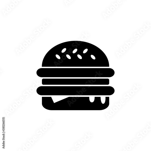 Burger Icon Design Vector Template Illustration