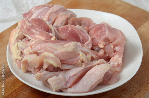 raw fillet chicken meat