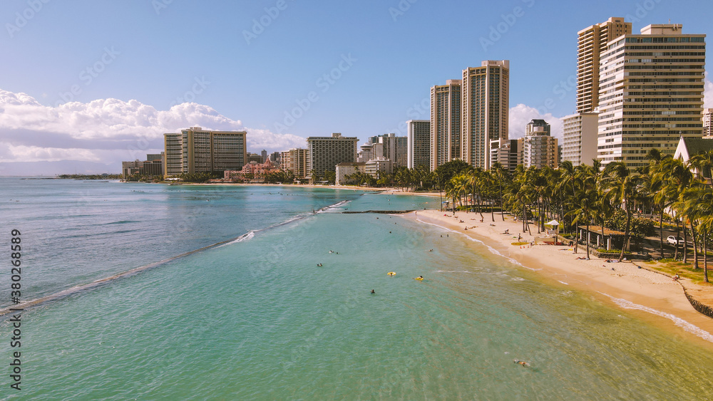 WAIKIKI BWACH HONOLULU OAHU HAWAII