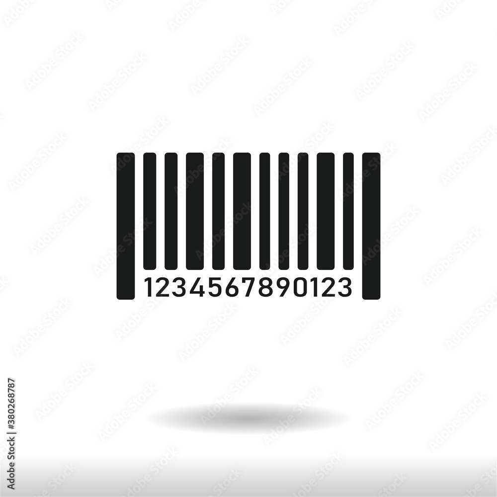 bar code icon vector . Barcode sign bar code icon vector . Barcode sign