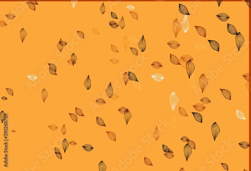 Light Orange vector hand painted texture.