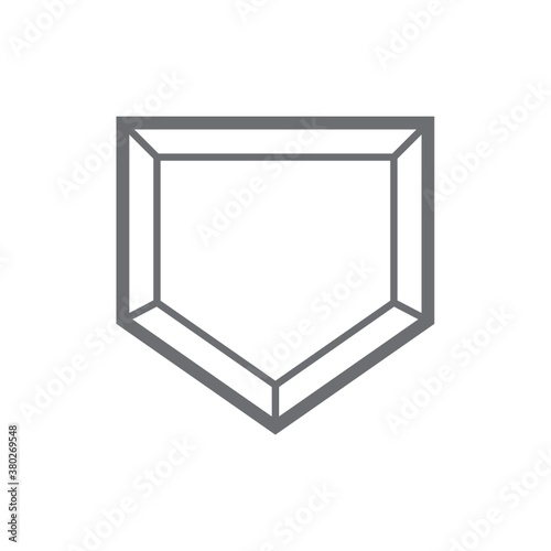 Photography Baseball home plate.