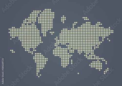Creative world map design.