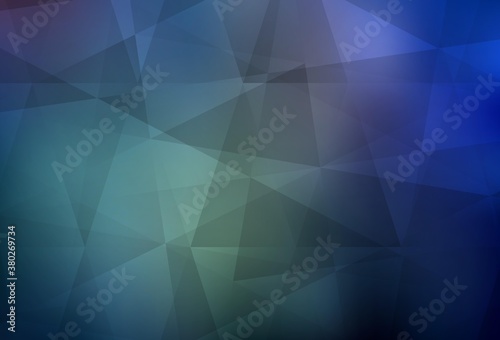 Light BLUE vector polygon abstract layout.