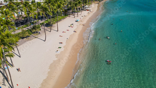 WAIKIKI BWACH HONOLULU OAHU HAWAII photo