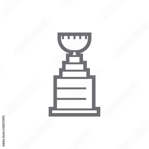 Ice hockey trophy.
