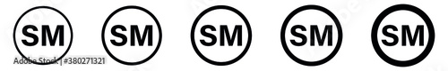  SM service mark icon