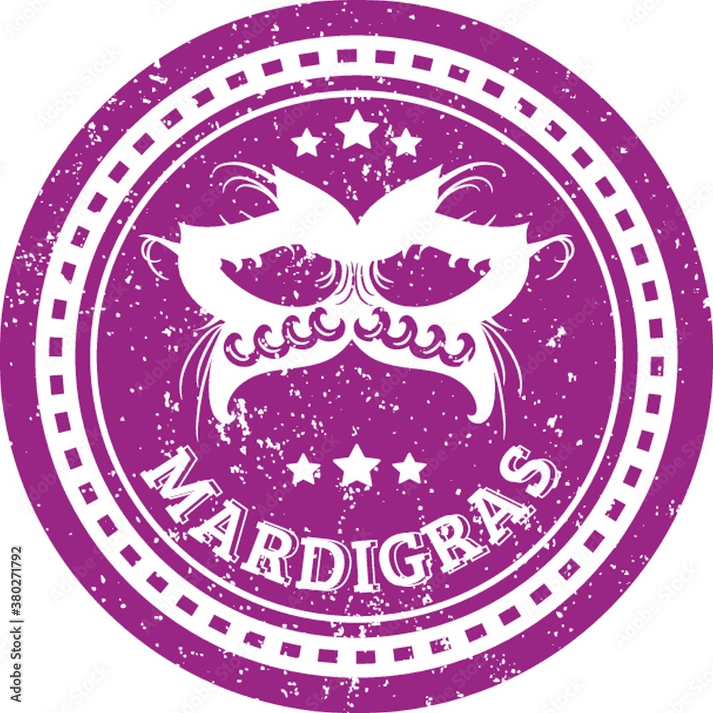 Obraz premium mardi gras design