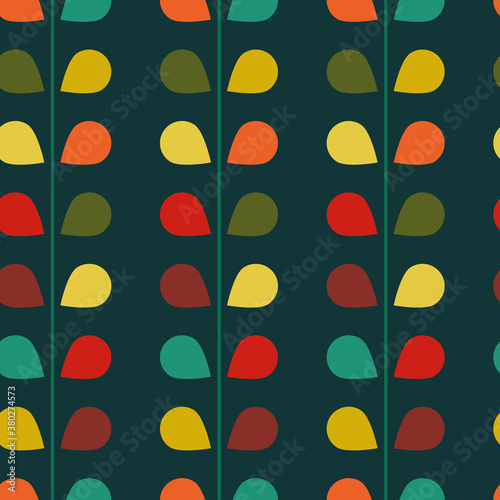 Colorful geometric seamless pattern. Abstract seamless background.