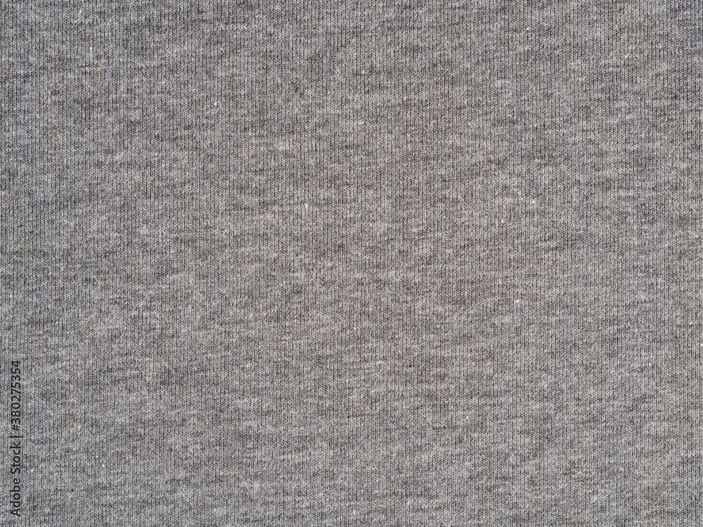 Grey cotton knitted fabric texture background Grey cotton knitted fabric texture background
