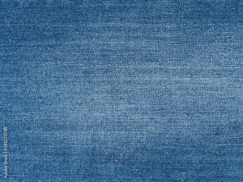 Blue washed denim jeans fabric texture, textile background