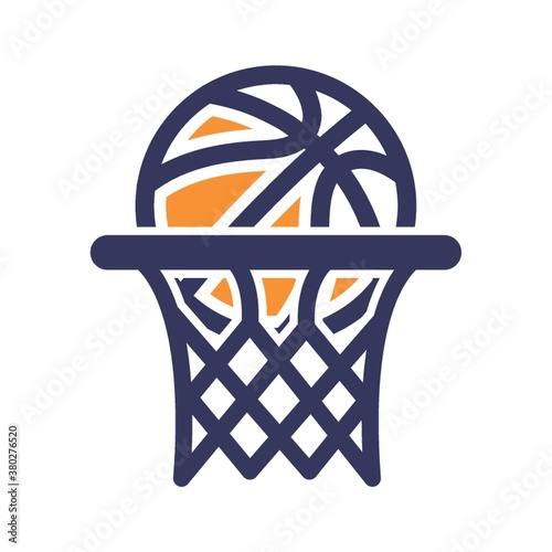 Basketball hoop icon