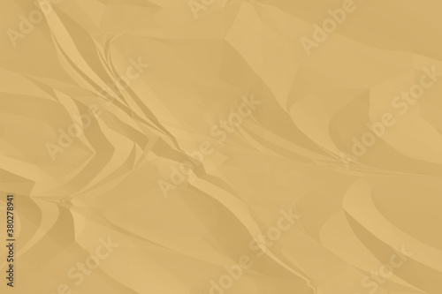 crumpled yellow paper background close up