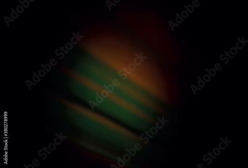 Dark Brown vector blurred bright template.