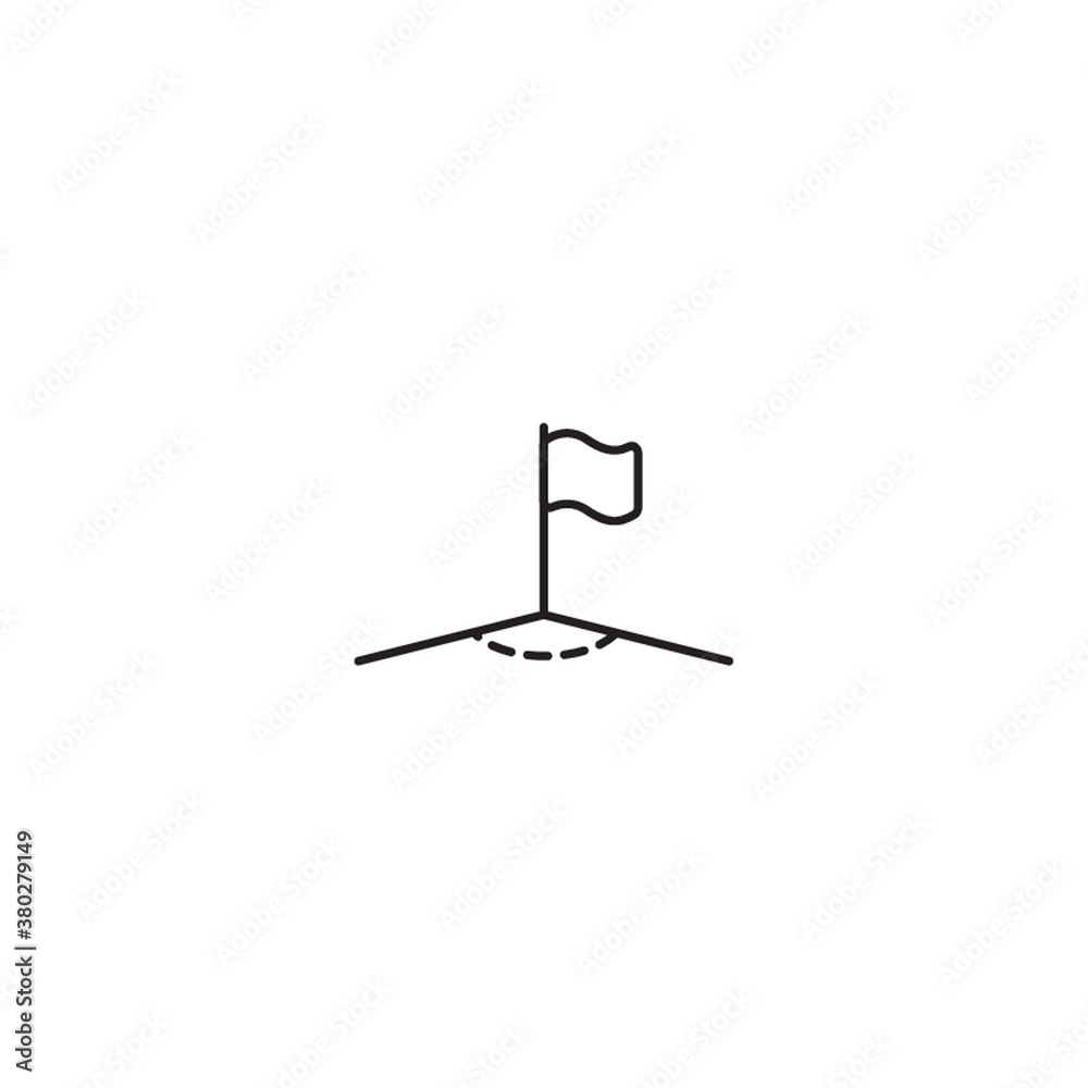 Corner flag icon Corner flag icon