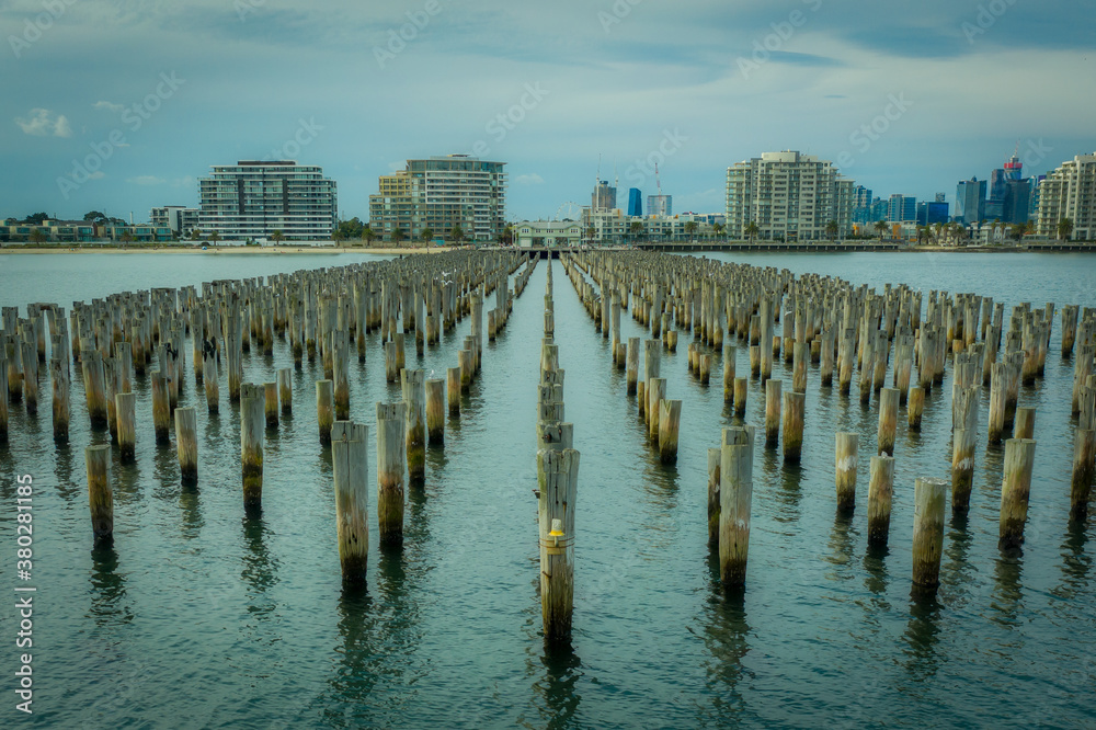 Fototapeta premium Princes Pier in Port Melbourne Australia