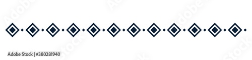 square dotted pattern border design