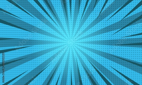 cartoon zoom frame with blue color vector design