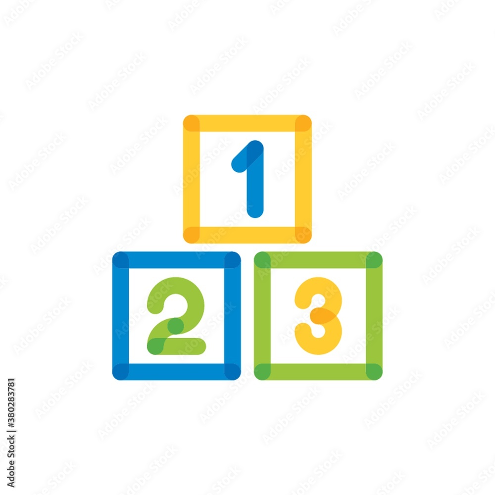 number blocks icon number blocks icon