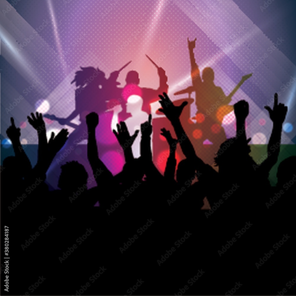 concert silhouette design concert silhouette design