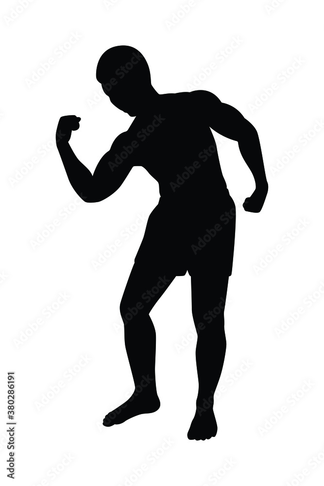 Man body silhouette vector Man body silhouette vector
