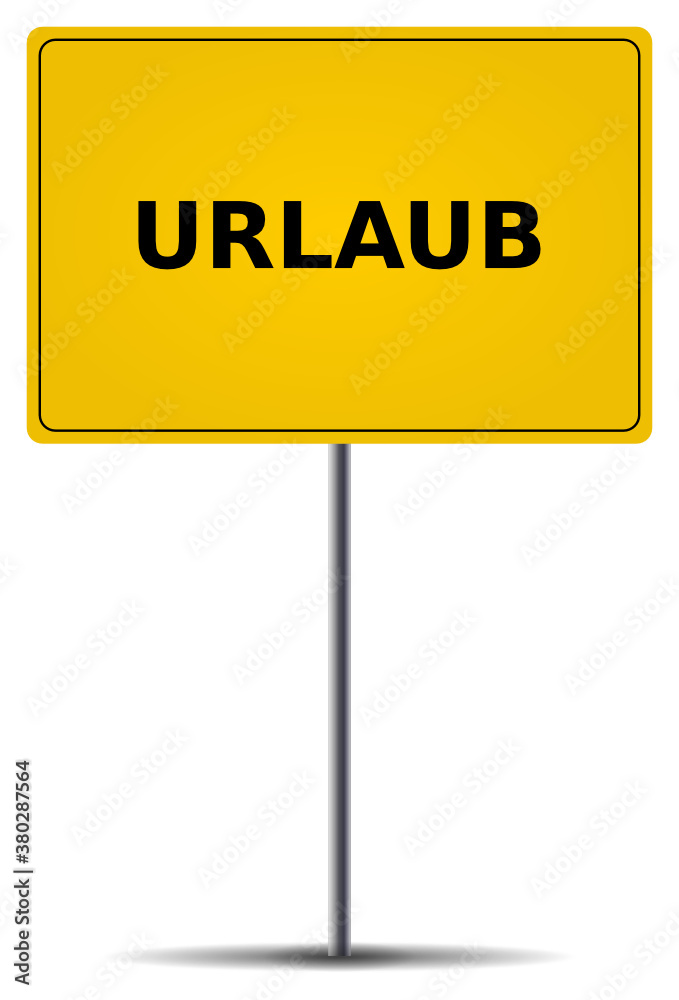 Straßenschild mit dem Wort Straßenschild mit dem Wort