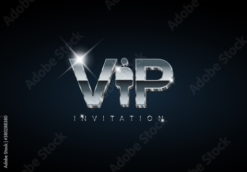 VIP club invitation template