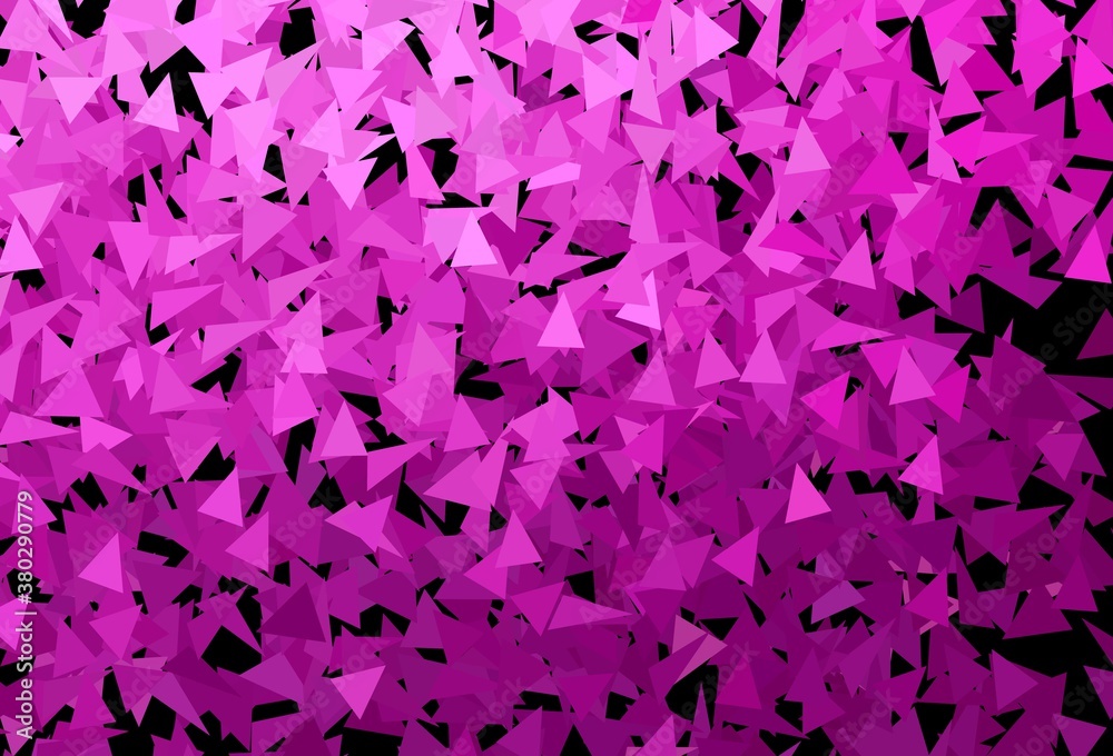 Dark Pink vector backdrop with lines, triangles. Dark Pink vector backdrop with lines, triangles.