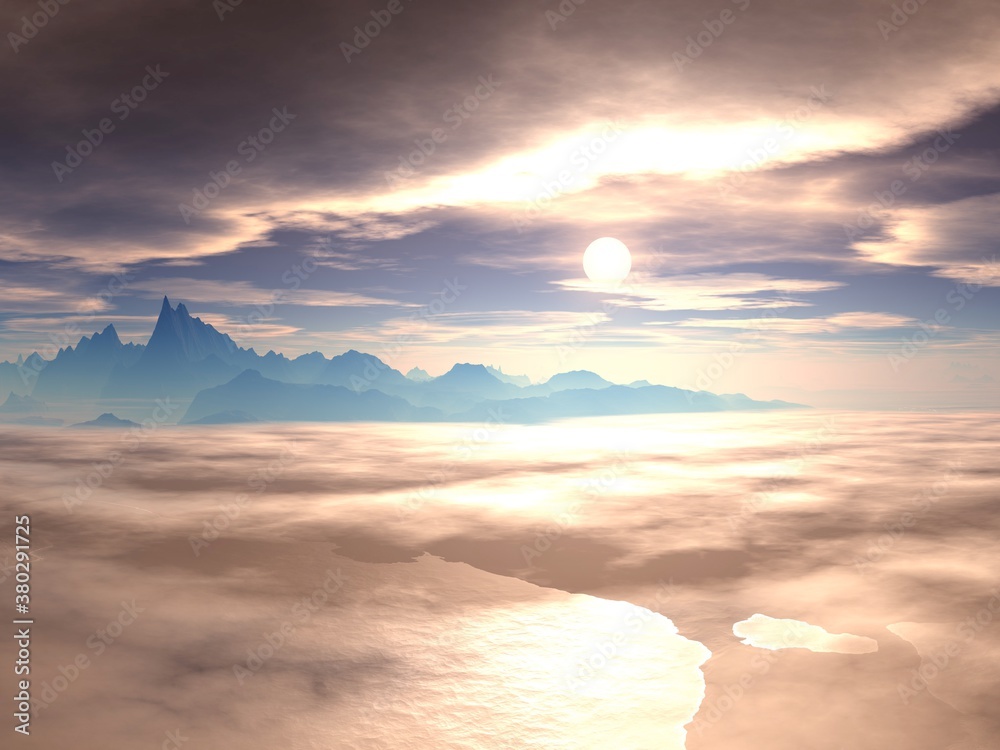 Obraz premium Beautiful mountain landscape