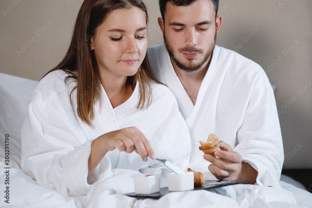 Breakfast in bed. Breakfast in bed.