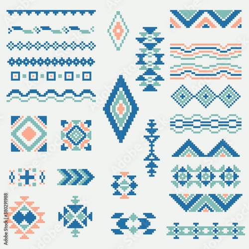 aztec pattern design