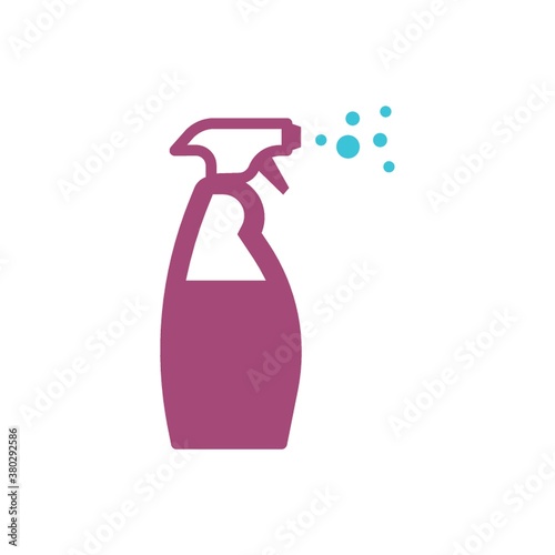 cleaning spray bottle