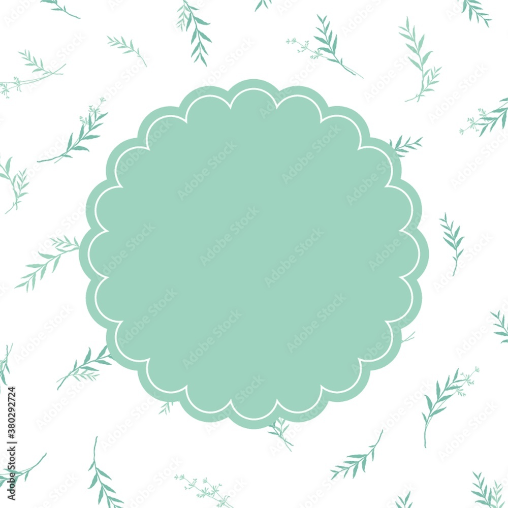 frame with nature concept frame with nature concept