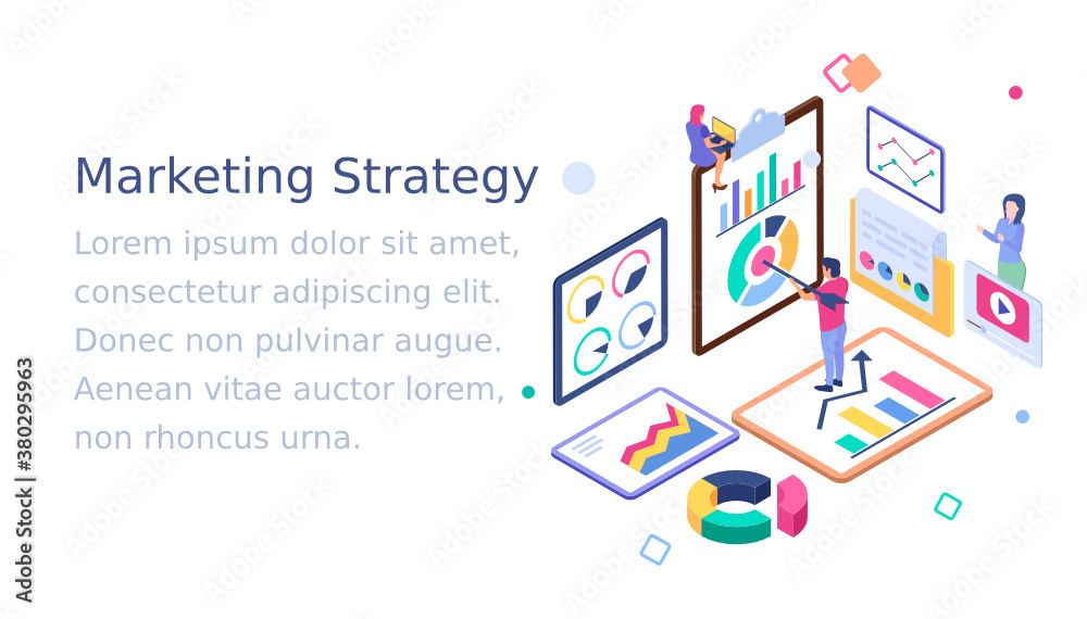 Marketing strategy illustration design
Marketing strategy illustration design