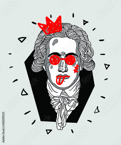 Crazy red style. Johann Wolfgang von Goethe.