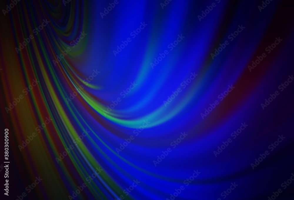 Dark Blue, Green vector abstract layout.